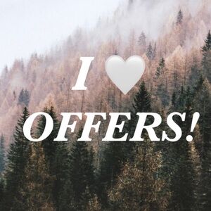 OFFERS WELCOME! 🤍